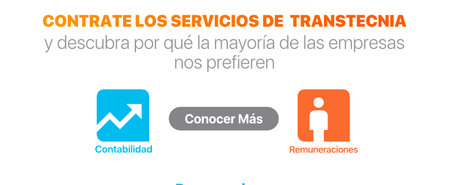 Contrare los servicios Transtecnia