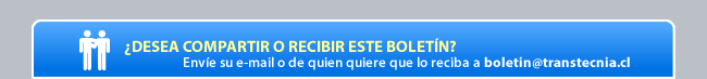 INSCRIPCION A BOLETINES TRANSTECNIA