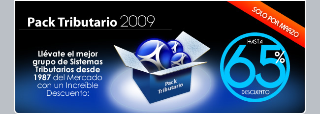 DESCUENTOS SORPRENDENTES EN PACK TRIBUTARIO DE SISTEMAS TRANSTECNIA