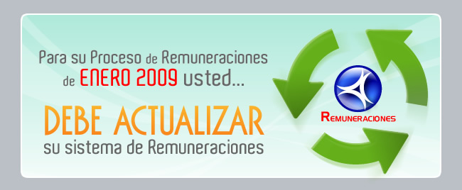 Actualizaci&oacute;n Obligatoria de Sistema de Remuneraciones
