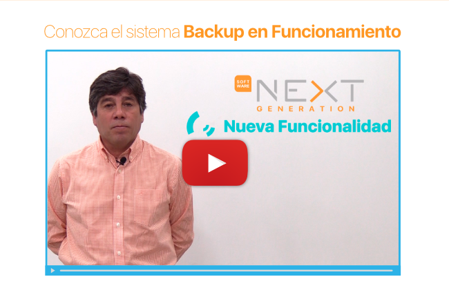 Conozca el sistema Backup en Funcionamiento