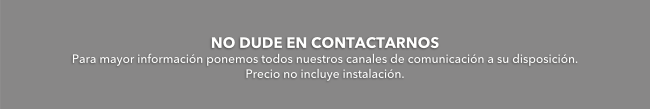 No dude en contactarnos