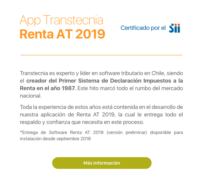 App Transtecnia Renta AT 2019