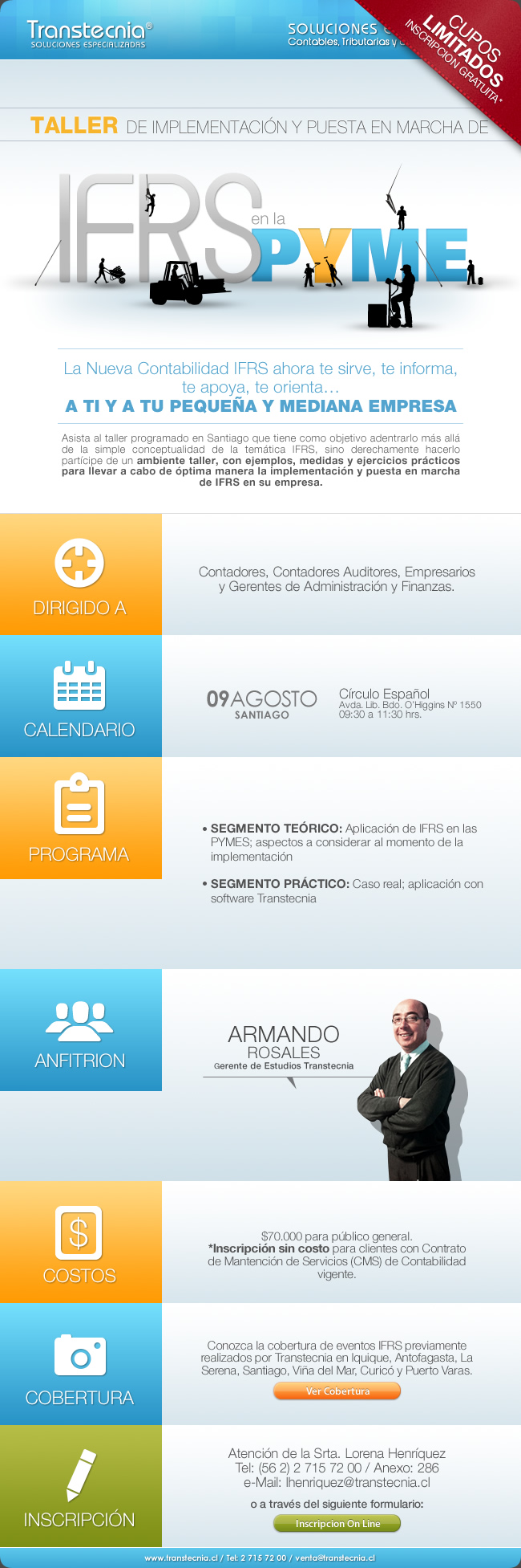 Transtecnia - Taller de Implementaci&oacute;n y Puesta en Marcha de IFRS en la PYME