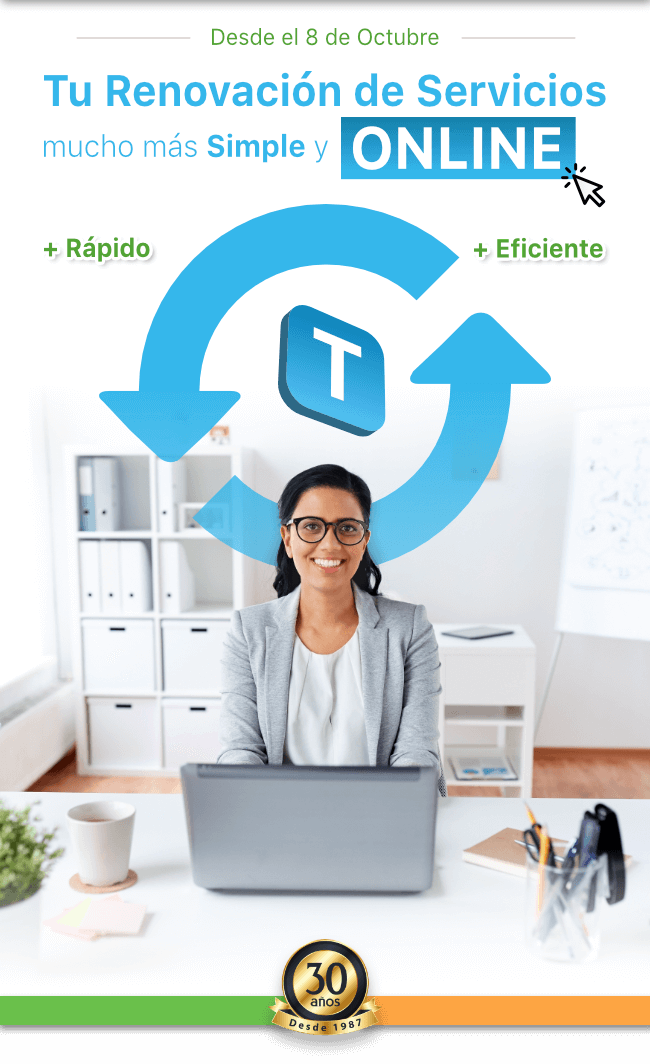 Renovar tus Servicios será más simple y ONLINE Renovar tus Servicios será más simple y ONLINE