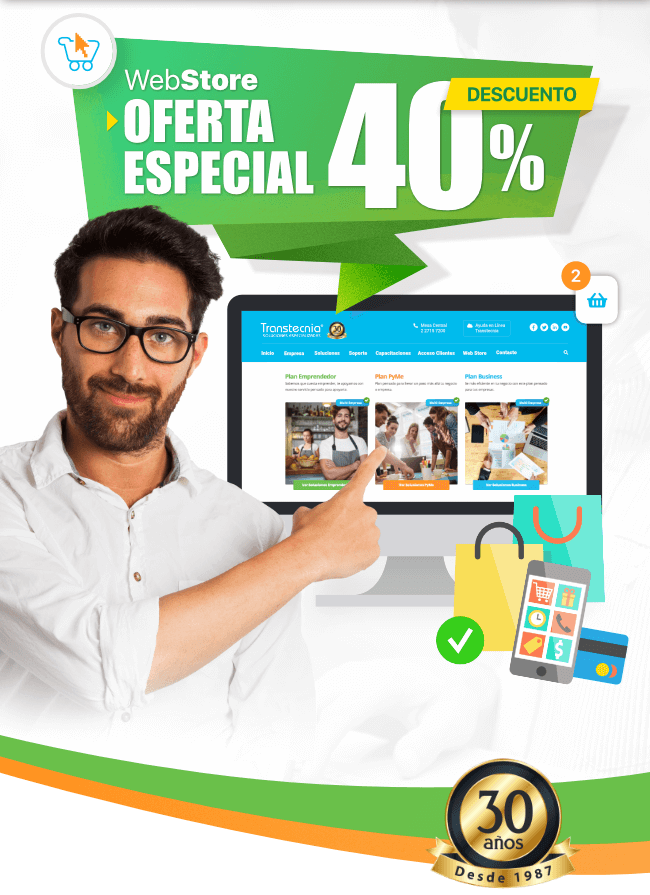 Oferta Especial WebStore 40% dscto Oferta Especial WebStore 40% dscto