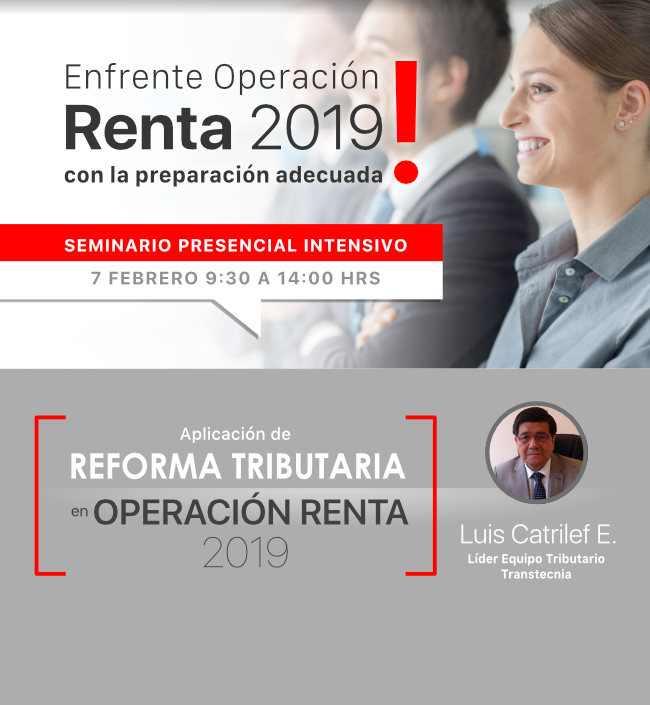Enfrente Operación Renta: Seminario Luis Catrilef Enfrente Operación Renta: Seminario Luis Catrilef