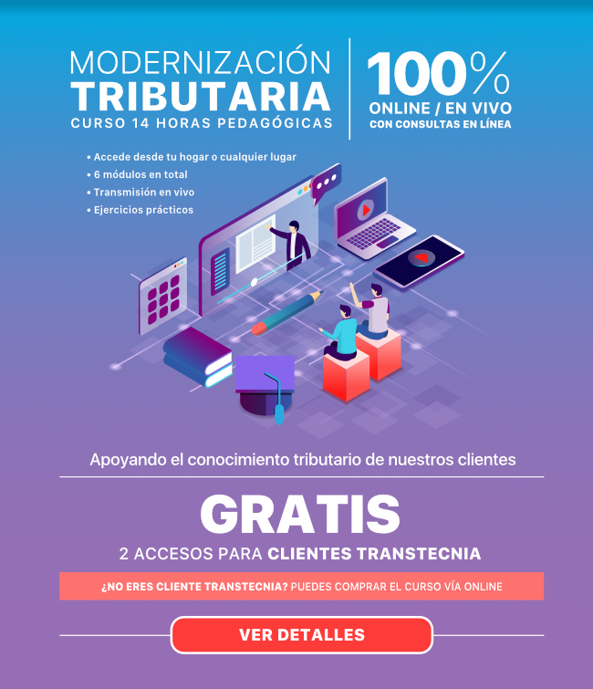 Curso 100% online modernización tributaria