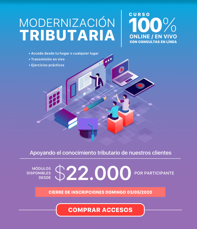 Curso 100% On Line -  Modernización Tributaria