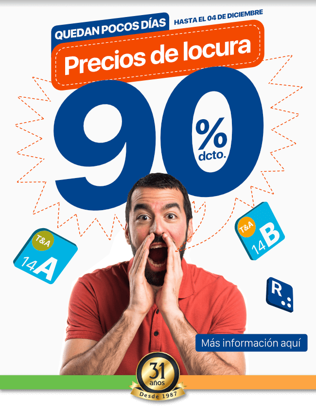 90% de descuento - Precios de locura en Transtecnia 90% de descuento - Precios de locura en Transtecnia